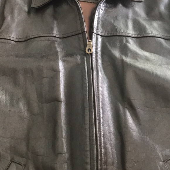 Mens Pegabo Leather Jacket - Picture 7 of 15